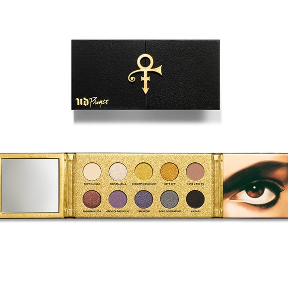 Urban Decay Prince Eyeshadow Palette — Gold Purple Brown & Black Shades New